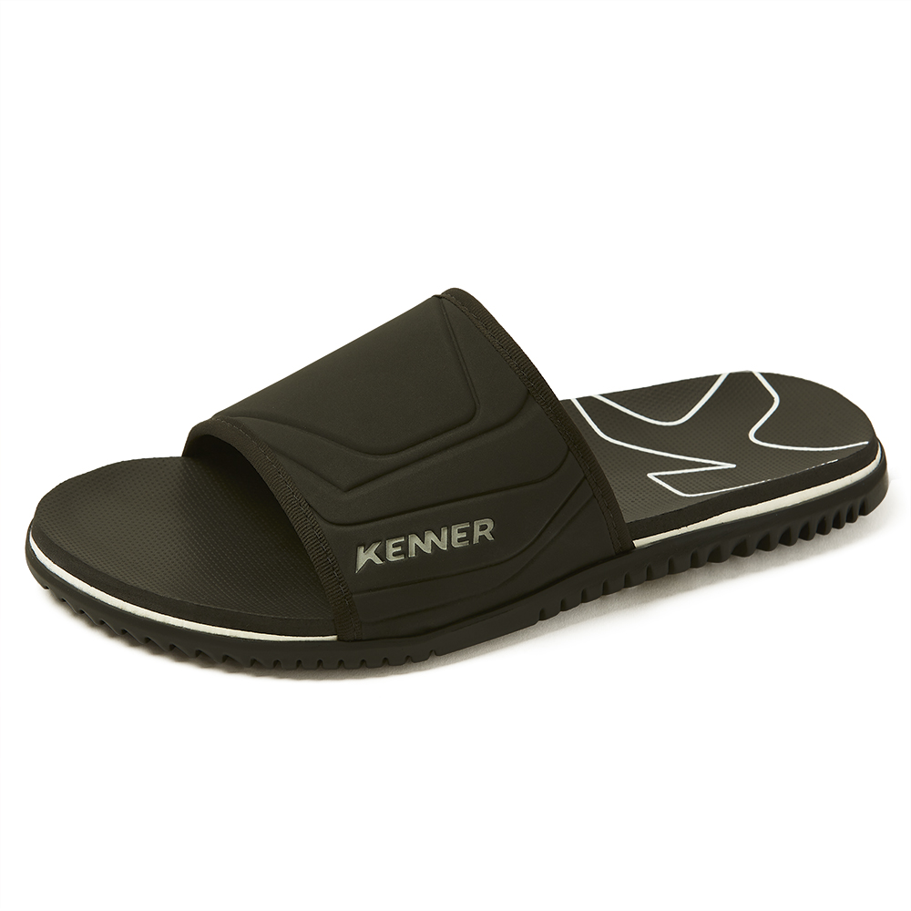 Slide go black sandal