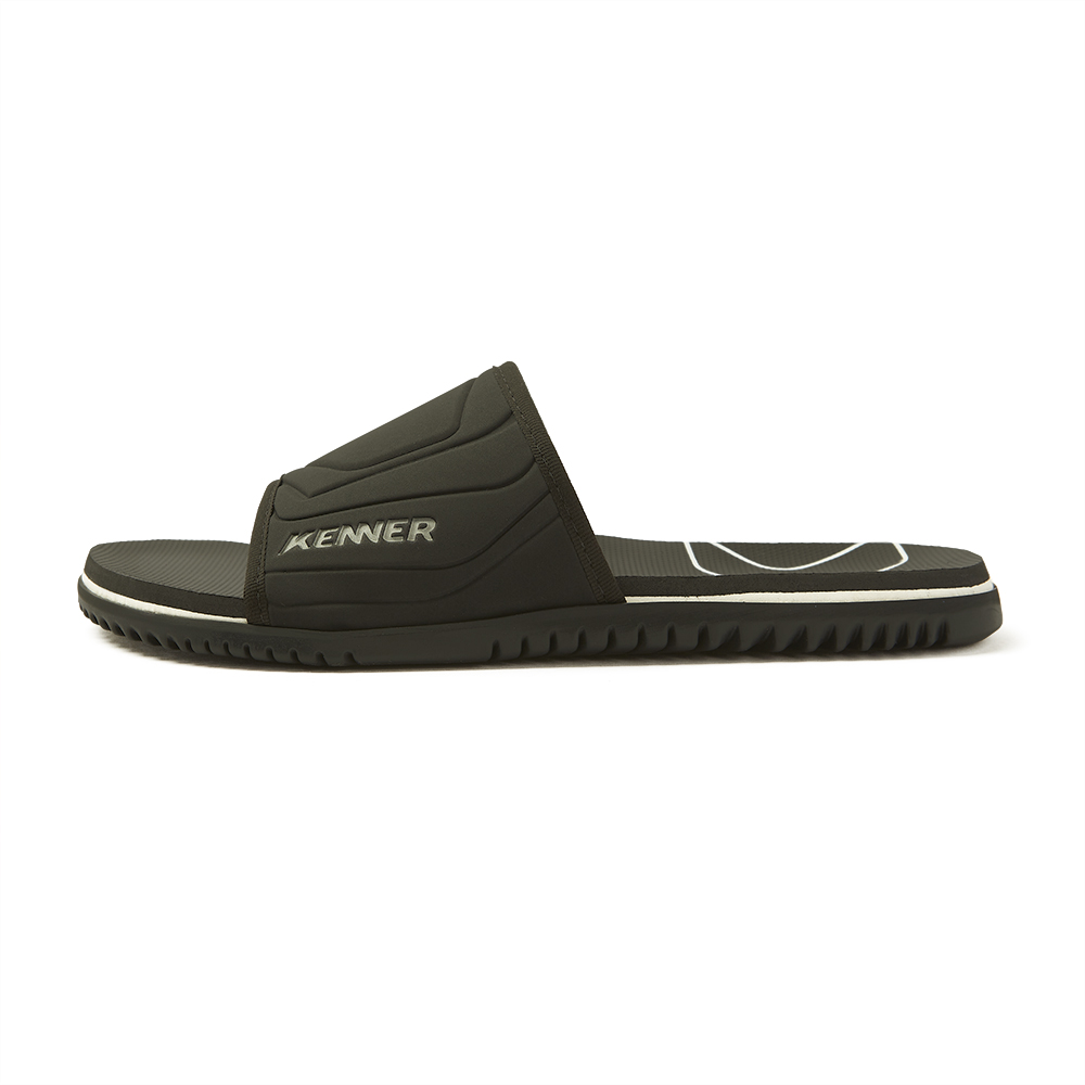 Slide go black sandal