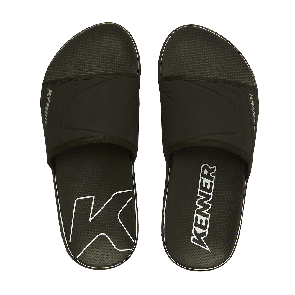 Slide go black sandal