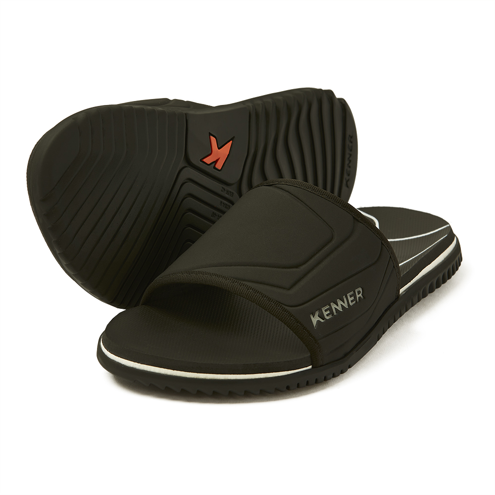 Slide go black sandal